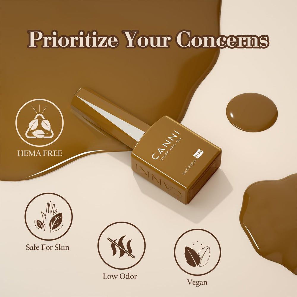 CANNI Brown Nude taupe and chestnut shades expand versatile winter manicure options.