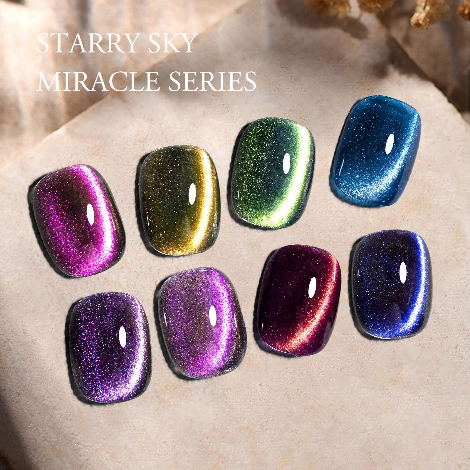 CANNI purple cat-eye gel bottle adds rich depth with shifting light effect