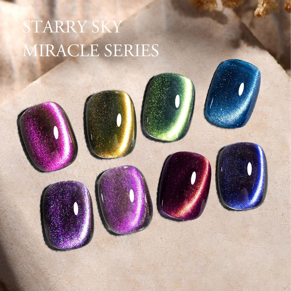 CANNI purple cat-eye gel bottle adds rich depth with shifting light effect