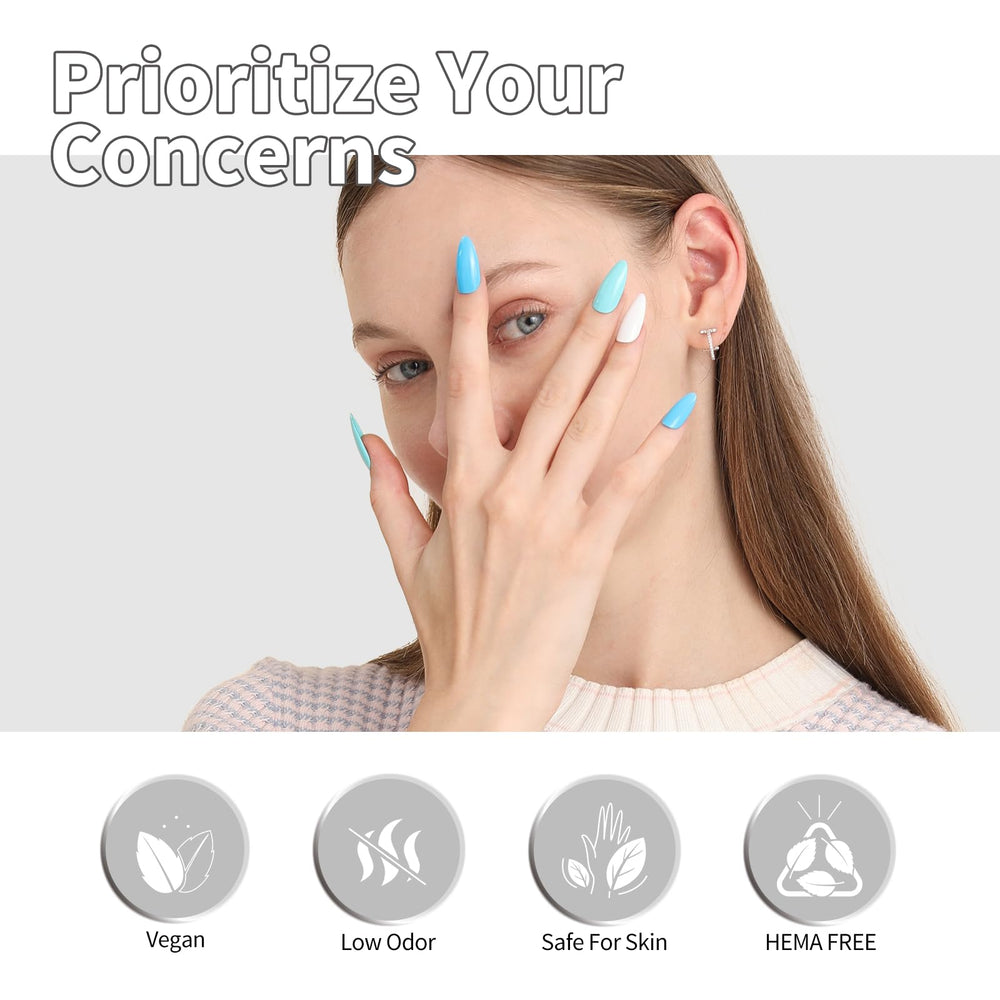 CANNI CC1 shade range display shows versatile nail options