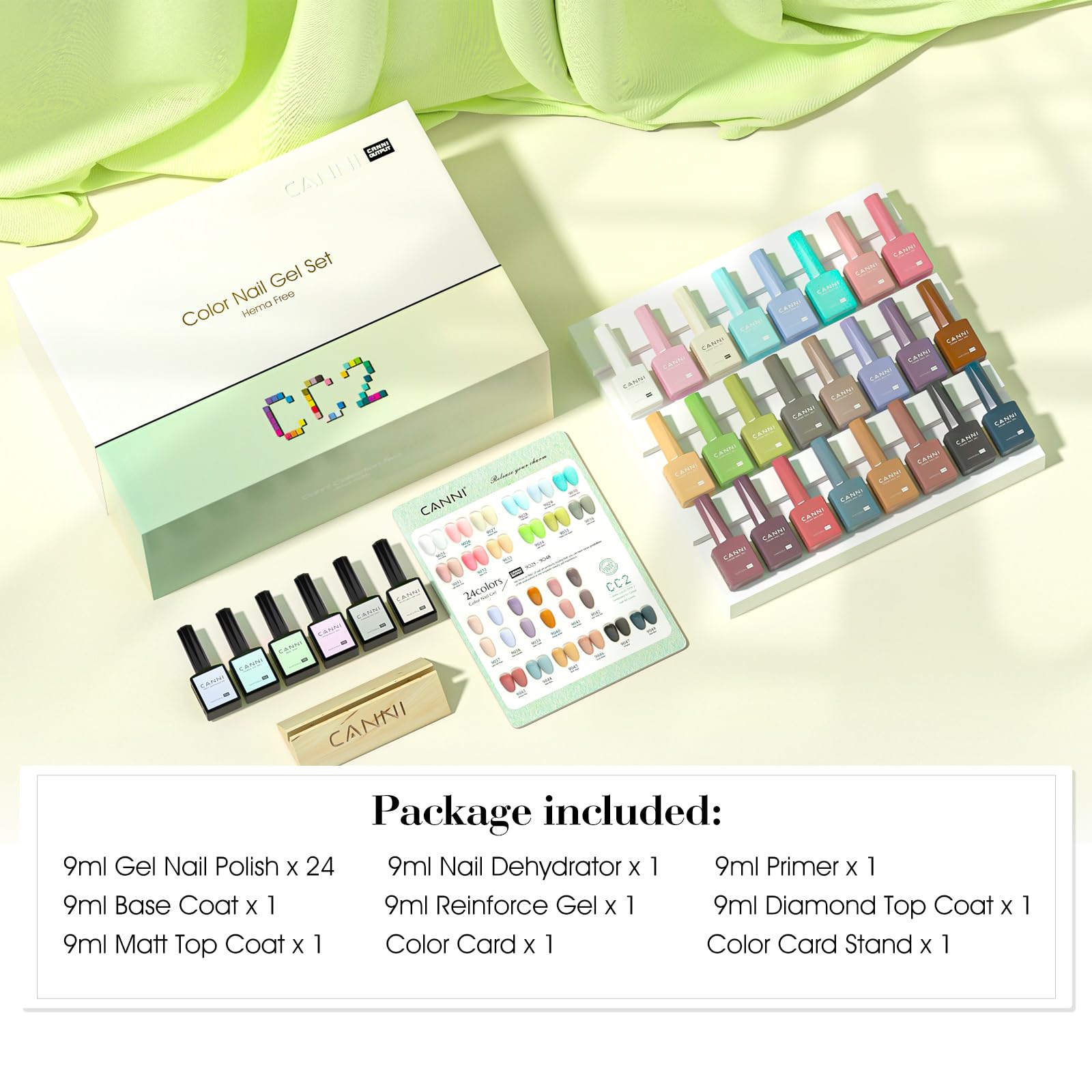 CANNI CC2 salon-quality home-use polish for professional-looking nails