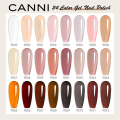 CANNI CC3 Jelly Gel Polish 3D crystal label closeup emphasizing premium packaging