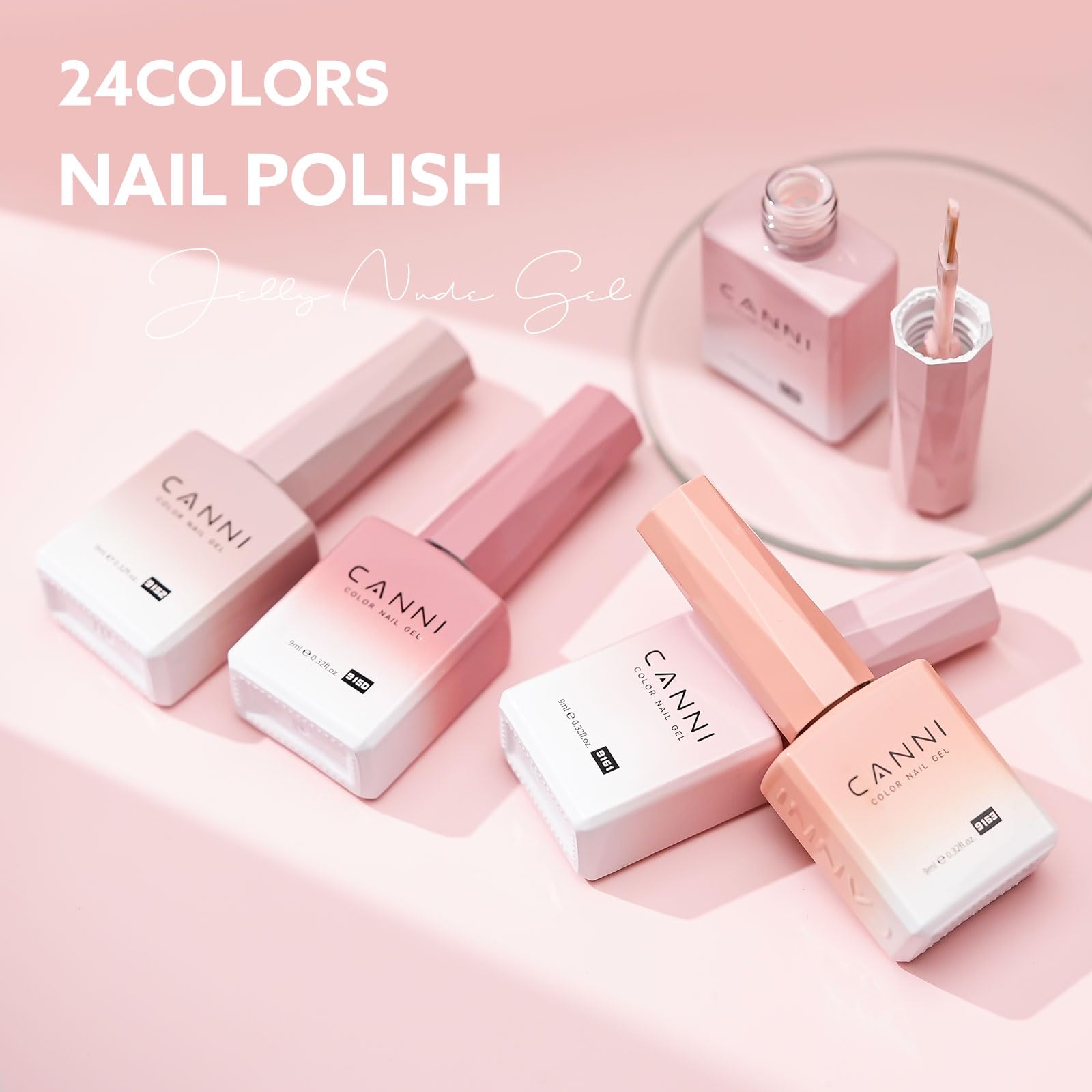 CANNI jelly gel nails are easy to DIY with this comprehensive kit.