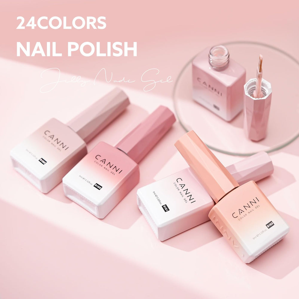 CANNI jelly gel nails are easy to DIY with this comprehensive kit.