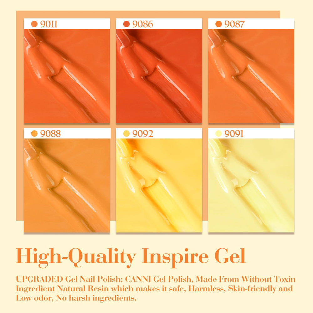 CANNI gel nail polish kit packaging closeup highlighting gift-ready set