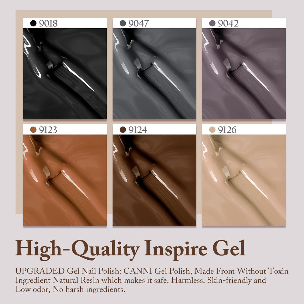 CANNI gel nail polish nude shade bottle ideal for natural look