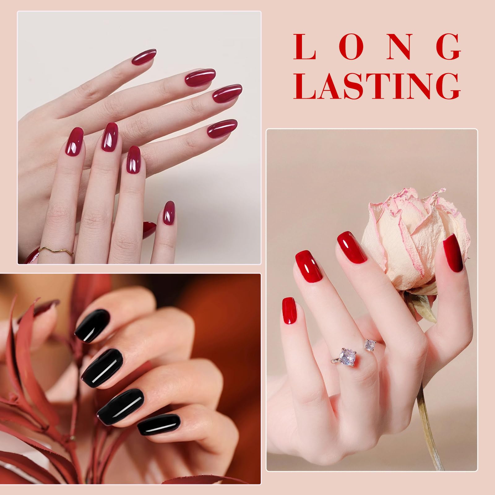CANNI Gel Nail Polish Set white bottle close-up for clean, chic nails.