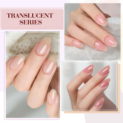 CANNI jelly-gel nail polish set LED lamp cure option for quick at-home results.