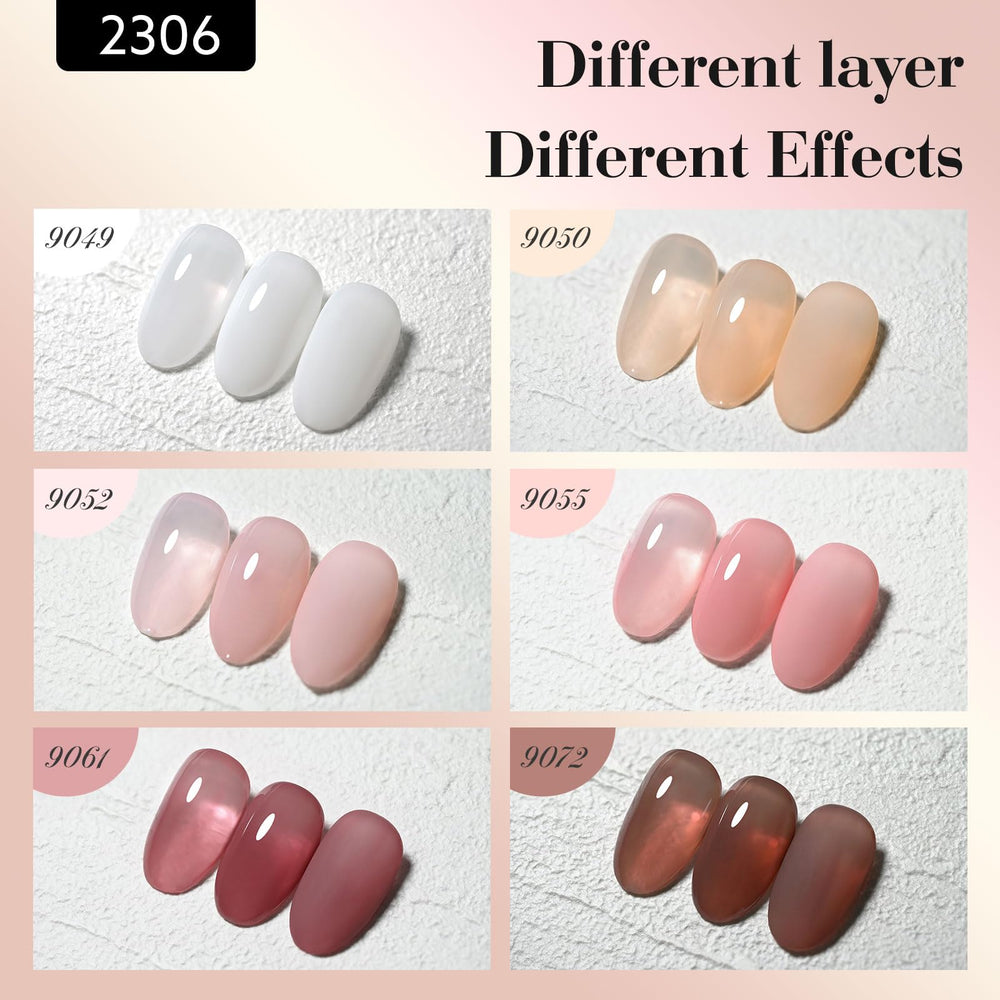CANNI unique color bottles with 3D crystal label aid quick color selection during DIY nails