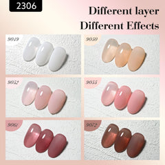 CANNI unique color bottles with 3D crystal label aid quick color selection during DIY nails