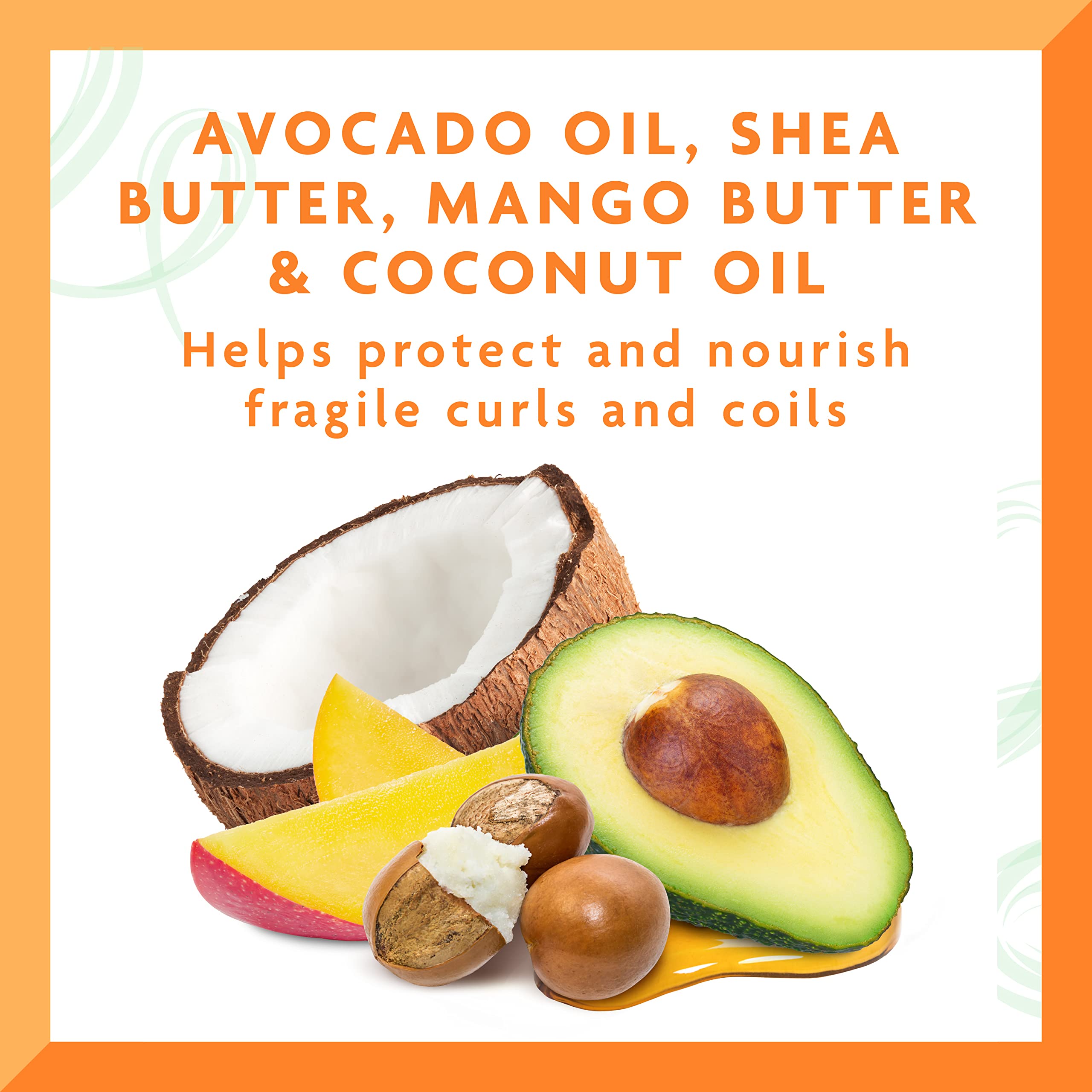 Cantu Avocado Hydrating Curling Cream creamy texture and easy-dispense bottle for smooth application