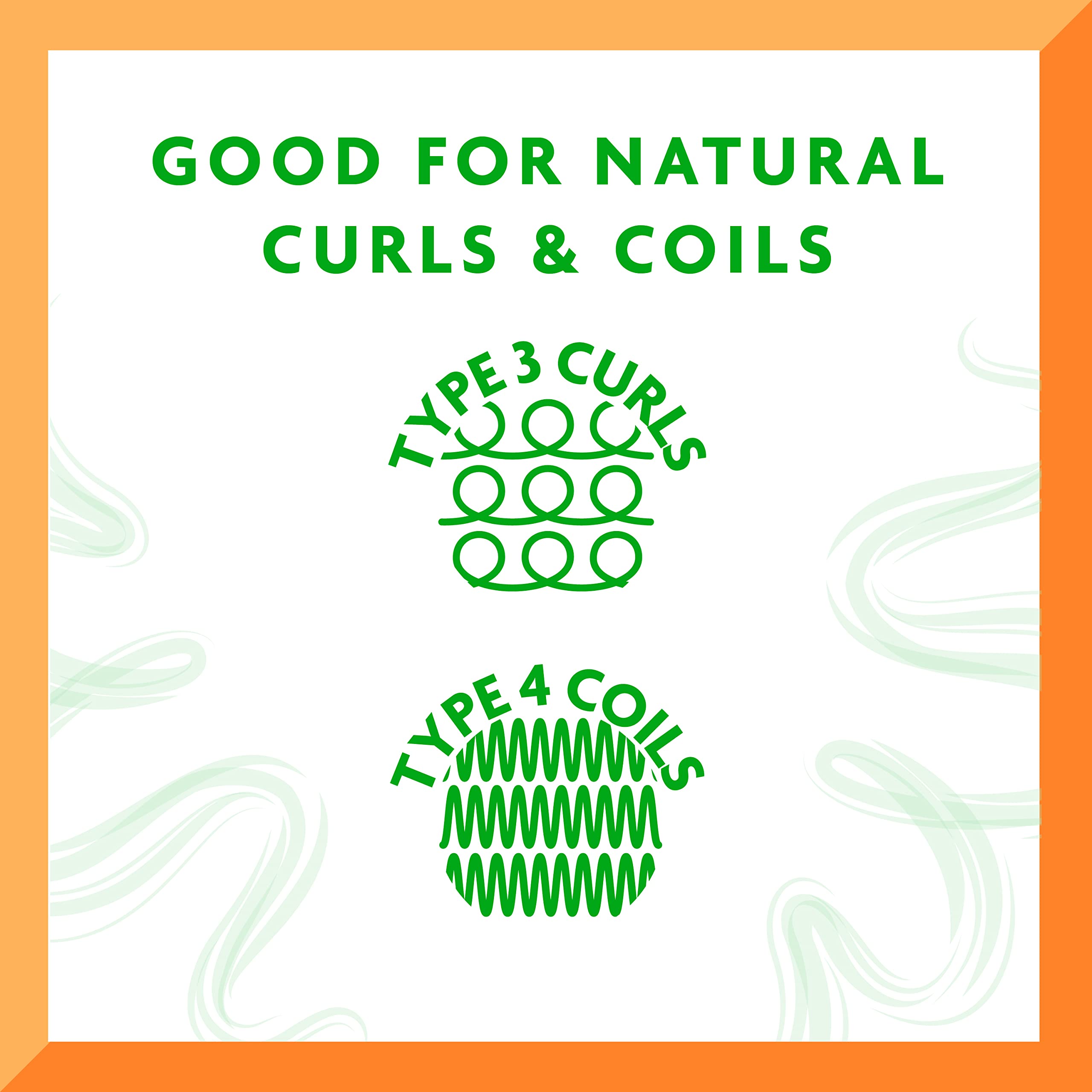 Cantu Avocado Hydrating Curling Cream defined curls close-up showing curl pattern and frizz control