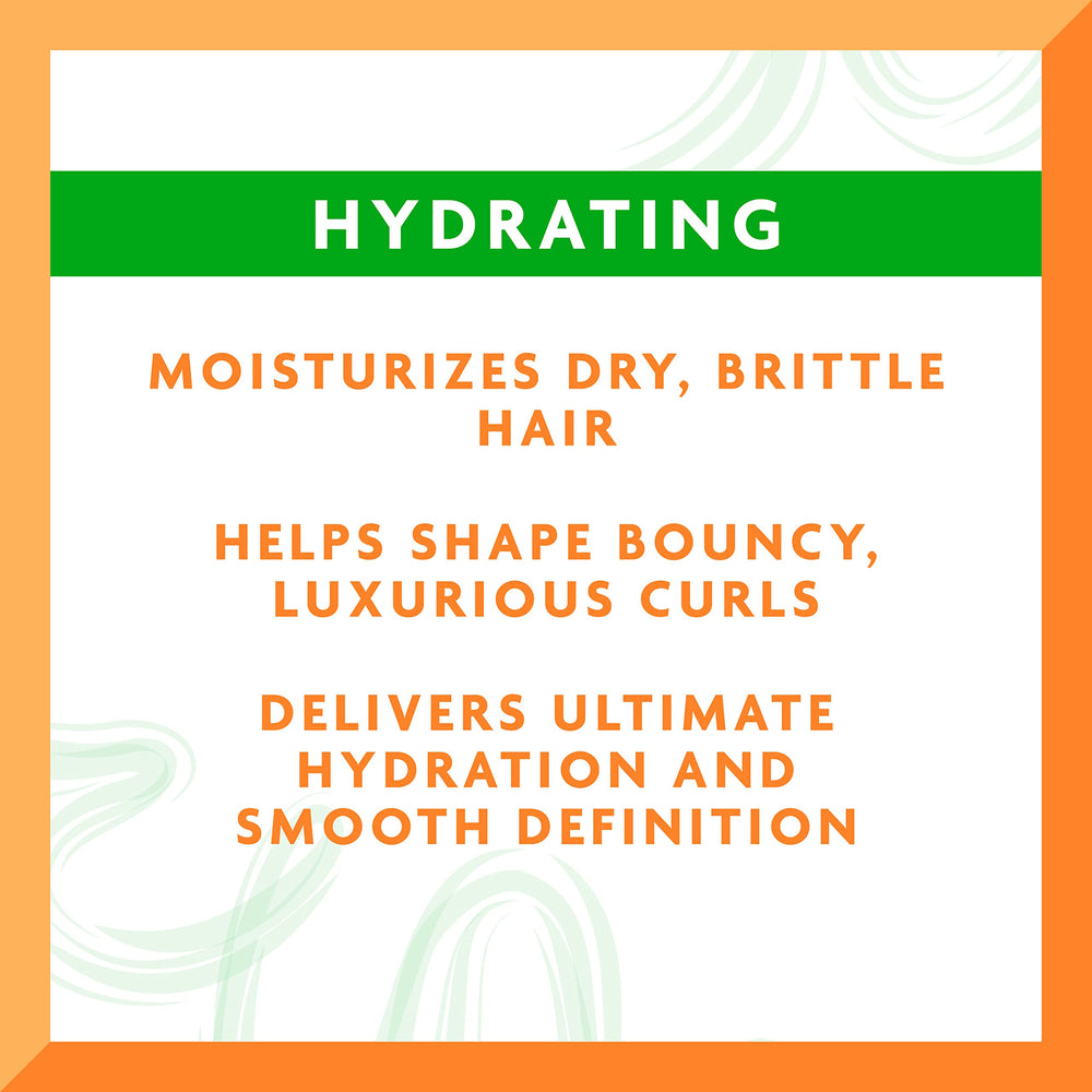 Cantu Avocado Hydrating Curling Cream silicone-free label highlights gentle formula for curls