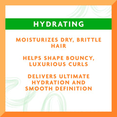 Cantu Avocado Hydrating Curling Cream silicone-free label highlights gentle formula for curls