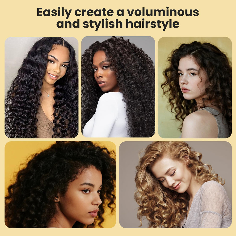 Canumer air-drying styling clips help lift roots during natural drying.