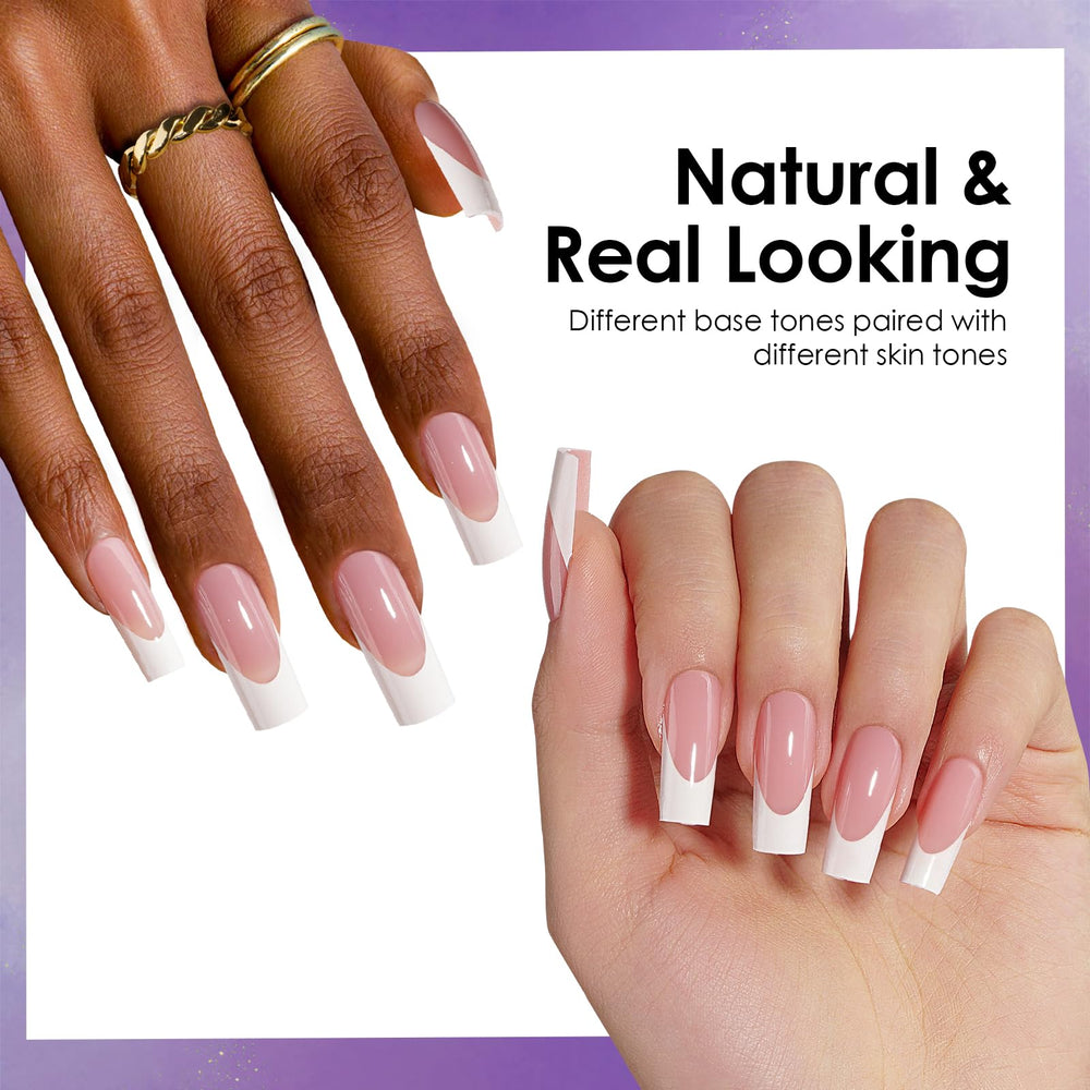 CANVALITE easy glue-on nails ideal for quick club, wedding, or vacation looks