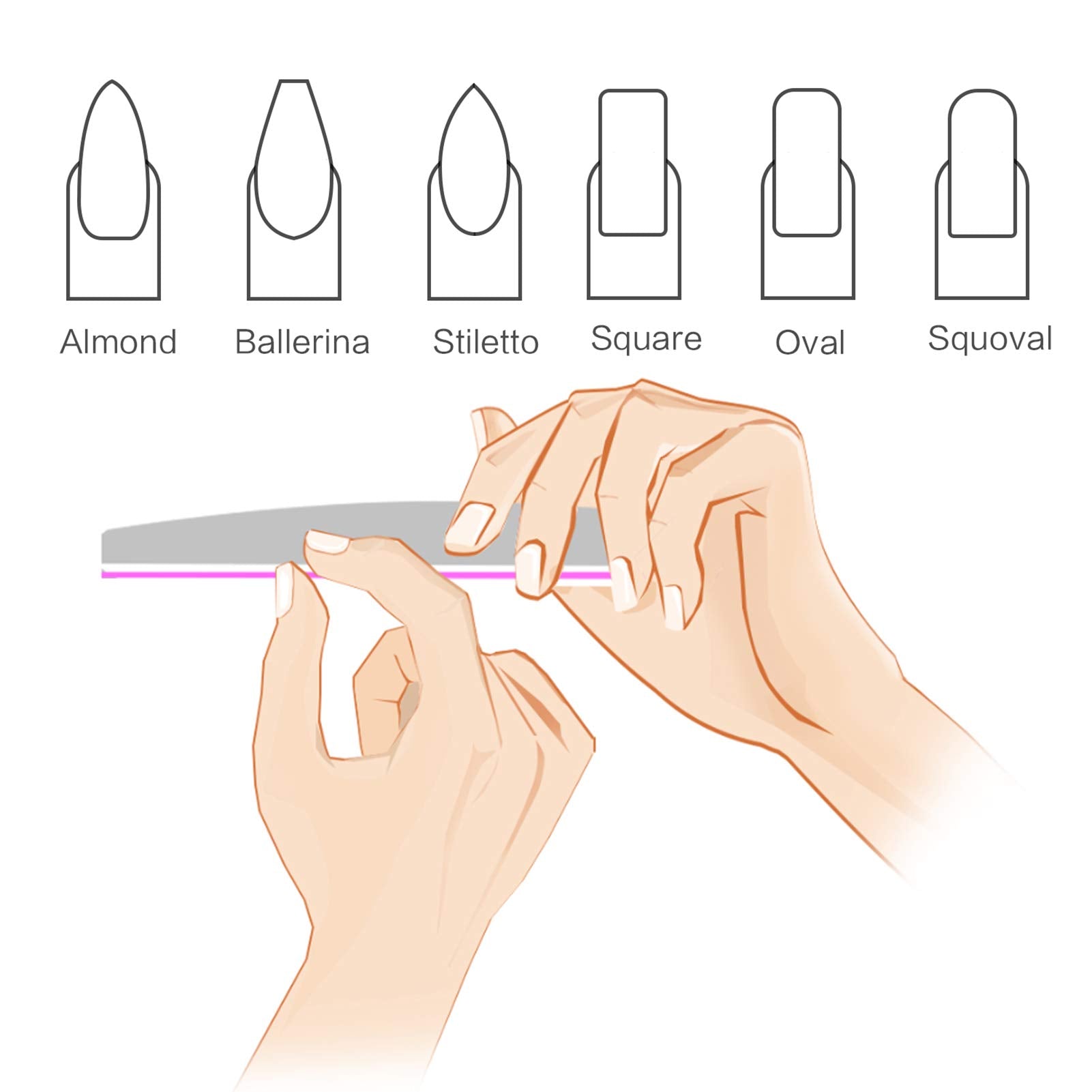CANVALITE salon and home use; durable and reusable for daily nail care