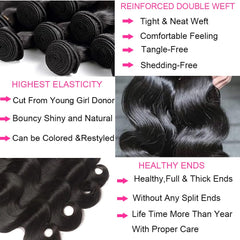 Caplina natural black Brazilian hair offers seamless blend and versatile styling.