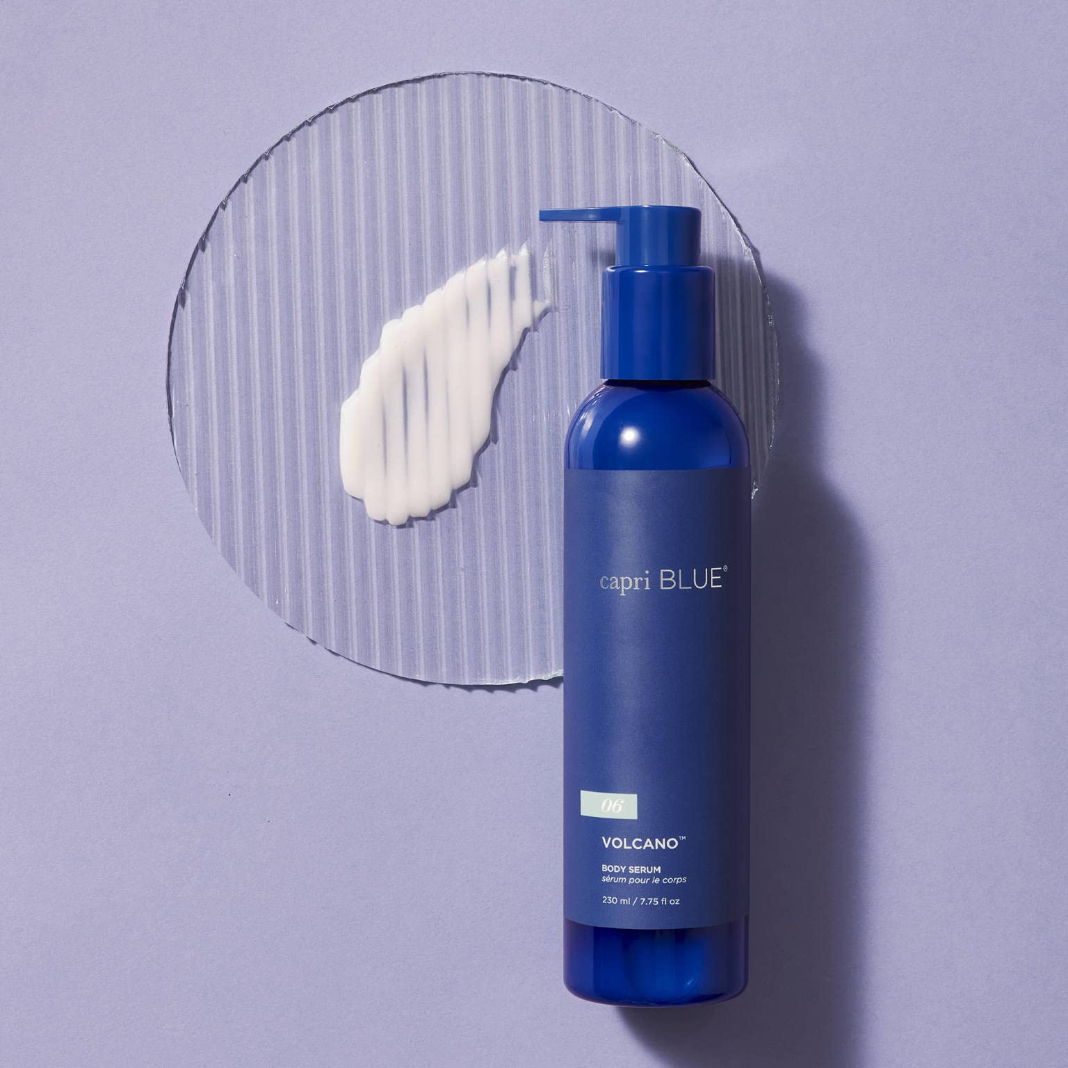 Capri Blue Body Serum texture on skin hints at fast-absorbing moisture