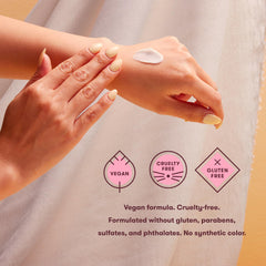 Capri Blue hand cream with jojoba oil provides nourished, non-greasy skin after daily tasks.