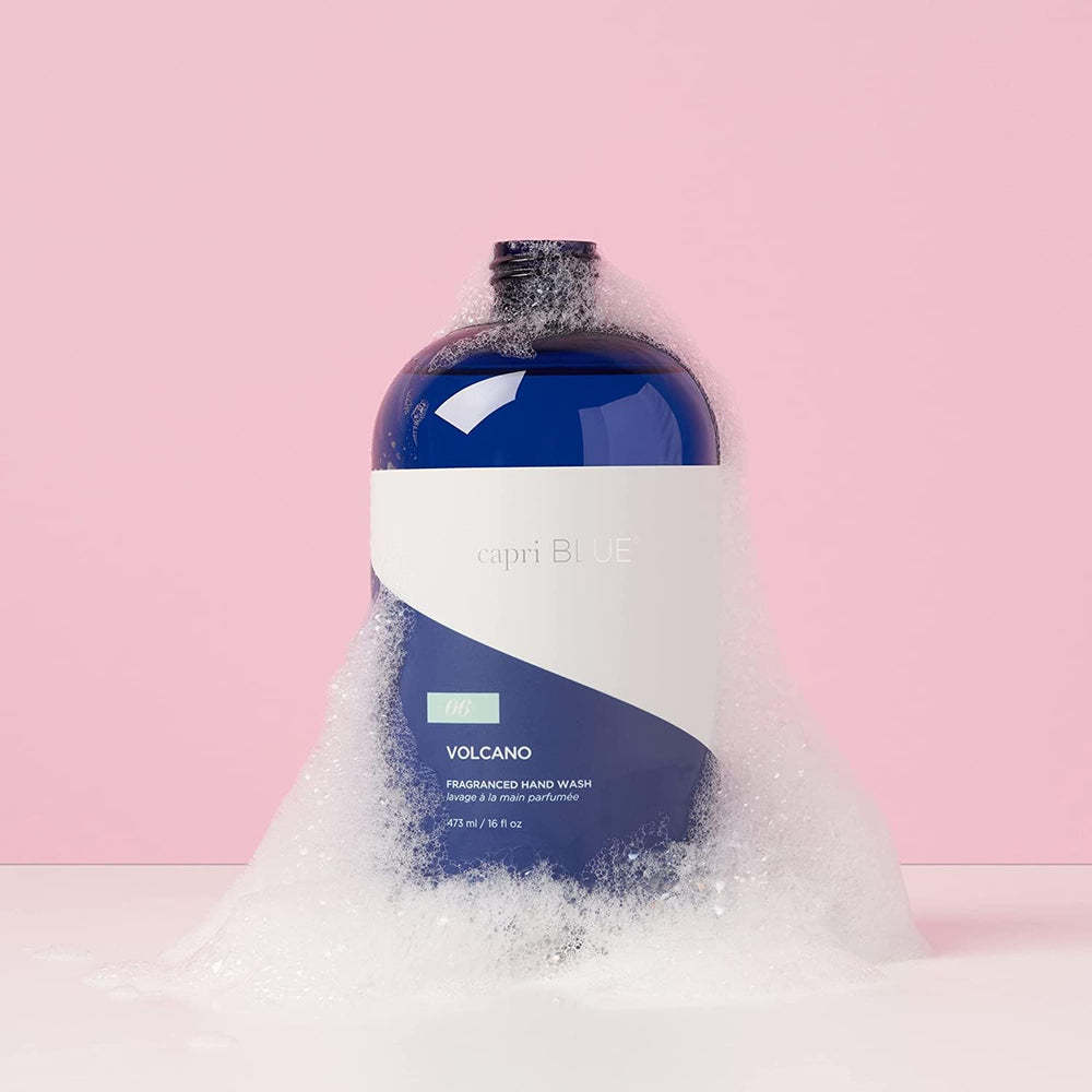 Capri Blue Volcano fragrance notes of tropical fruits and citrus evoke energizing mood