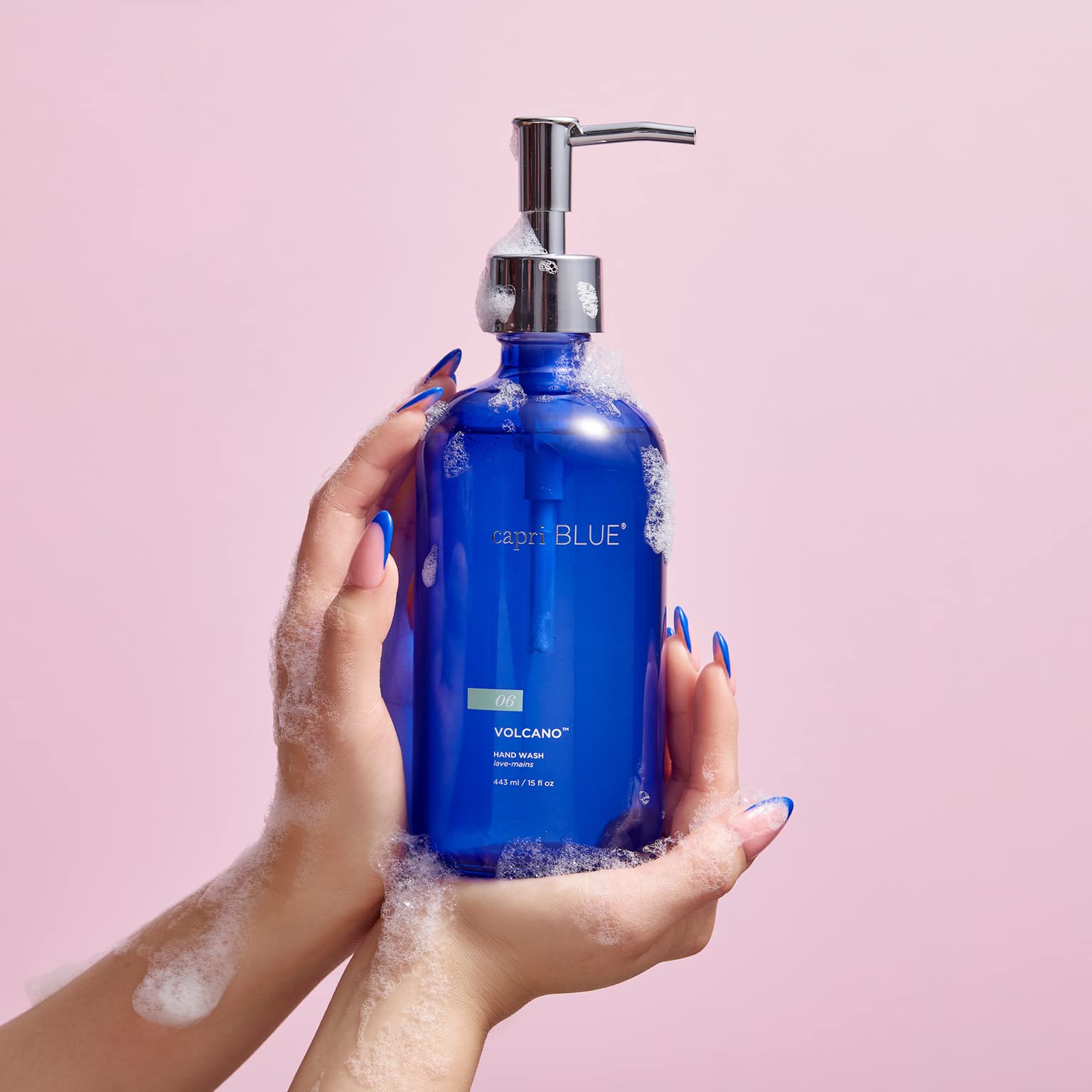 Capri Blue Volcano scent notes of tropical fruits and citrus offer an uplifting wash