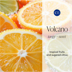 Capri Blue Volcano scent notes of tropical fruit for a bright mood