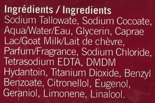 Caprina by Canus Original packaging highlights goat milk formula and value per three bars.