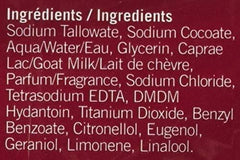 Caprina by Canus Original packaging highlights goat milk formula and value per three bars.