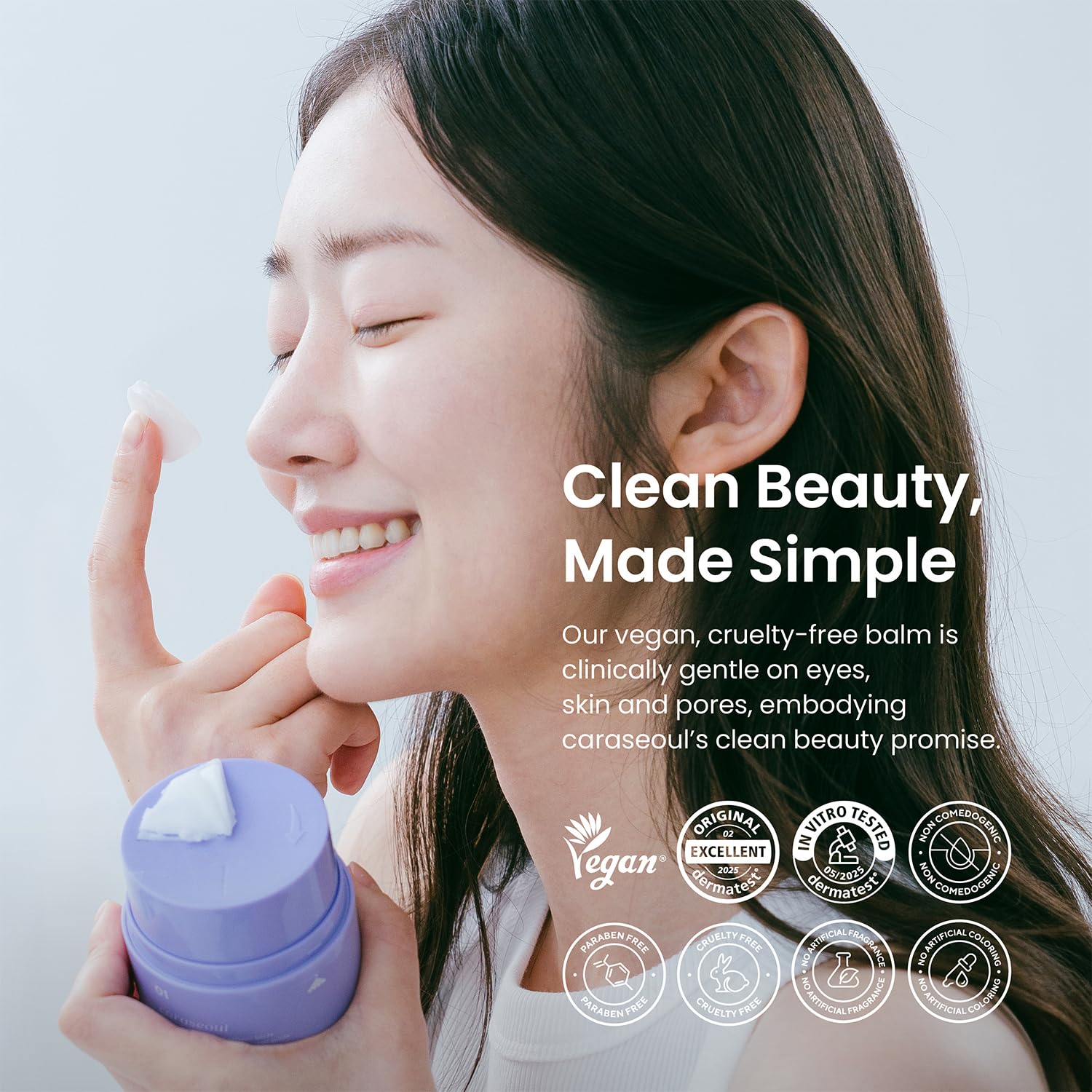 caraseoul travel-size 50ml balm ideal for on-the-go routines