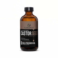 CARAWAY castor oil bottle 236ml – pure nourishment for hair and skin.
