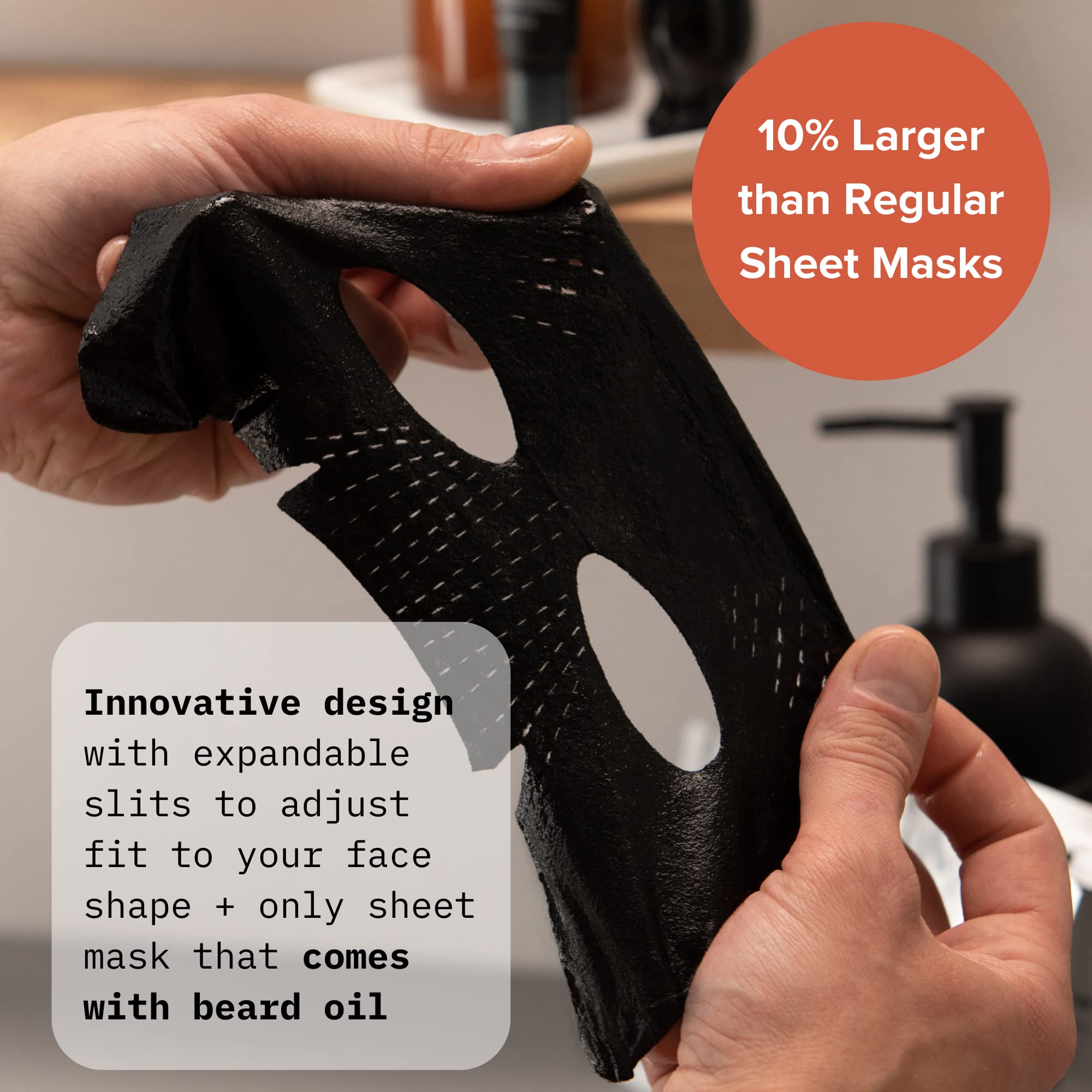 Cardon beard oil bottle close-up with argan and jojoba for soft beard.