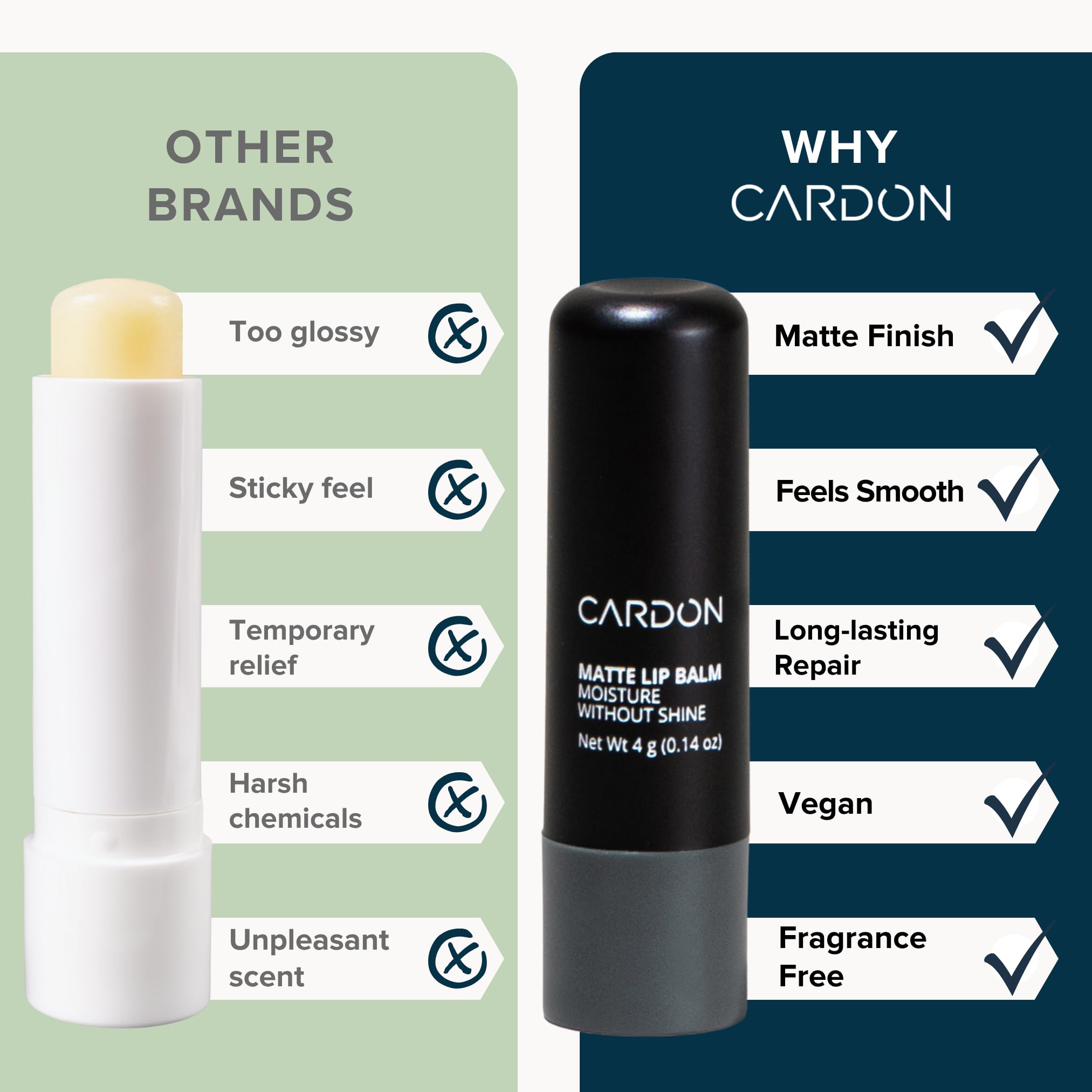 Cardon lip balm apple seed oil nourishes lips with antioxidants
