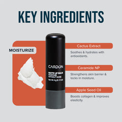 Cardon lip balm moisture burst delivering smooth hydration