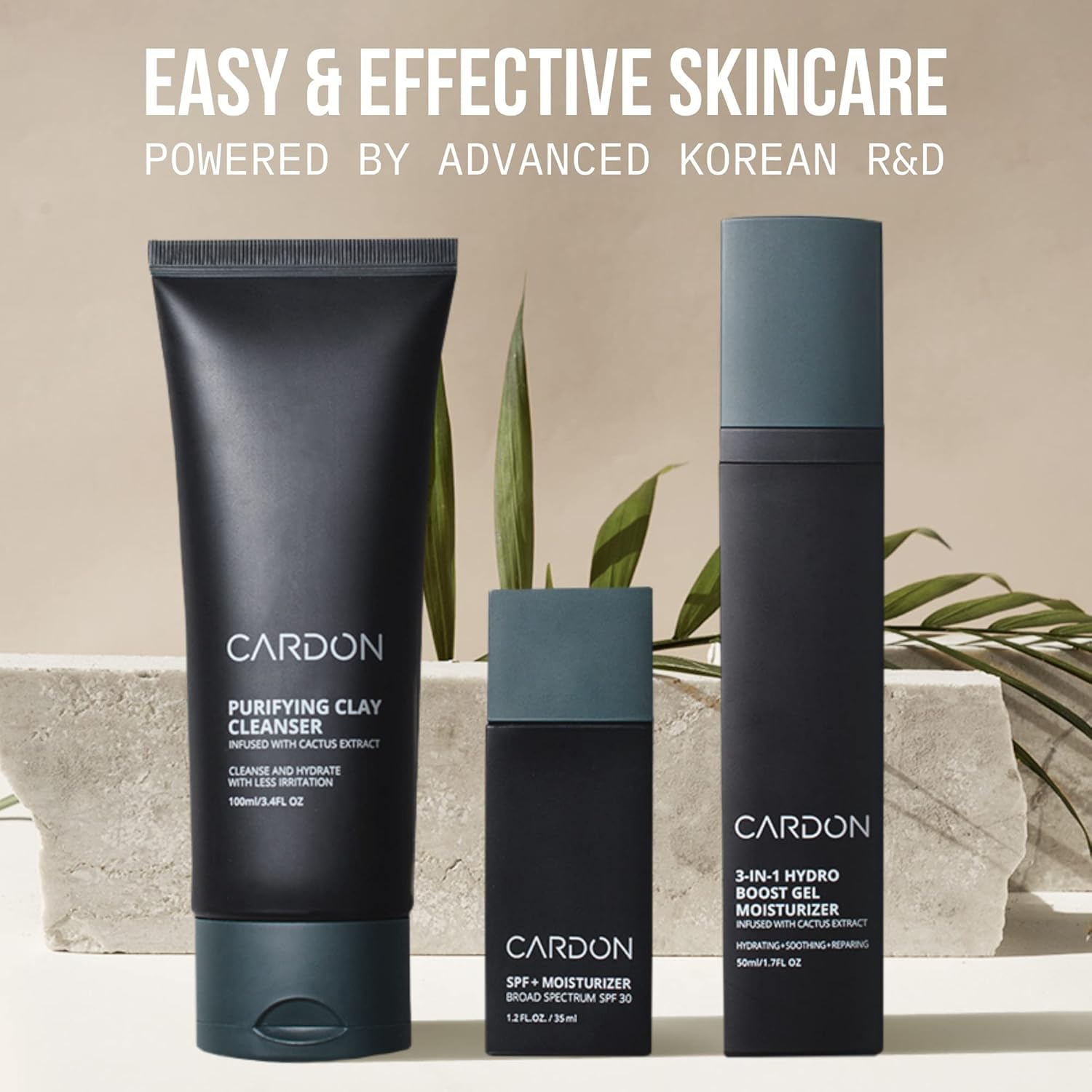 Cardon SPF30 is applied to the face for daily sun protection.