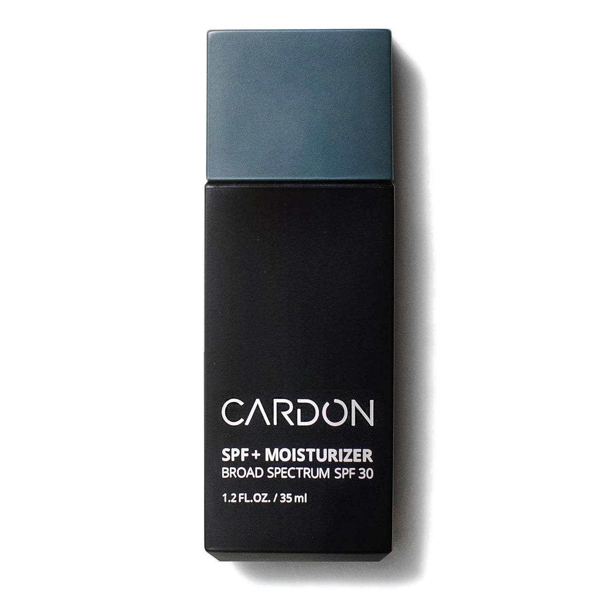 Cardon SPF30 face moisturizer bottle provides lightweight hydration and broad-spectrum protection.