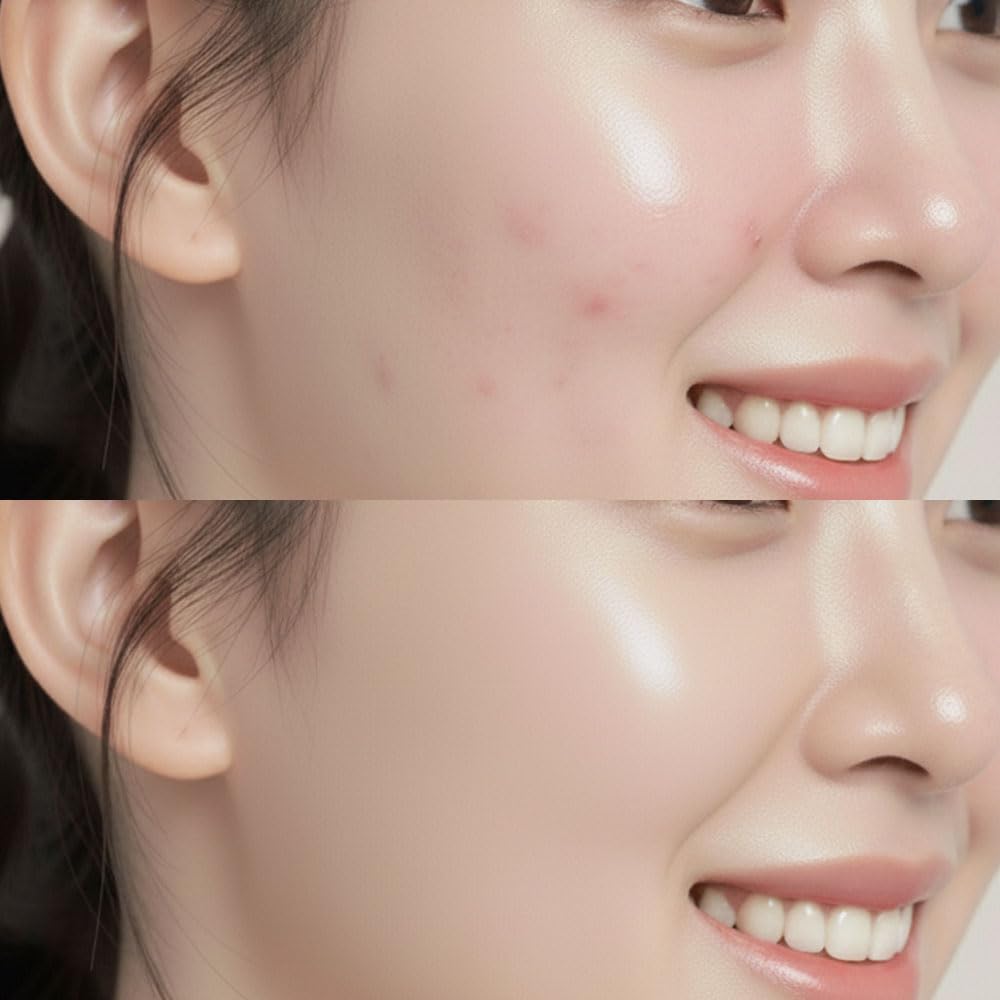 CARE:NEL Dark spots before-after visual hints at possible tone balance improvements