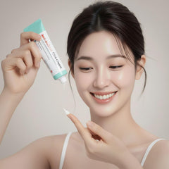 CARE:NEL Melasma Cream swirl texture shows creamy consistency ideal for daily use