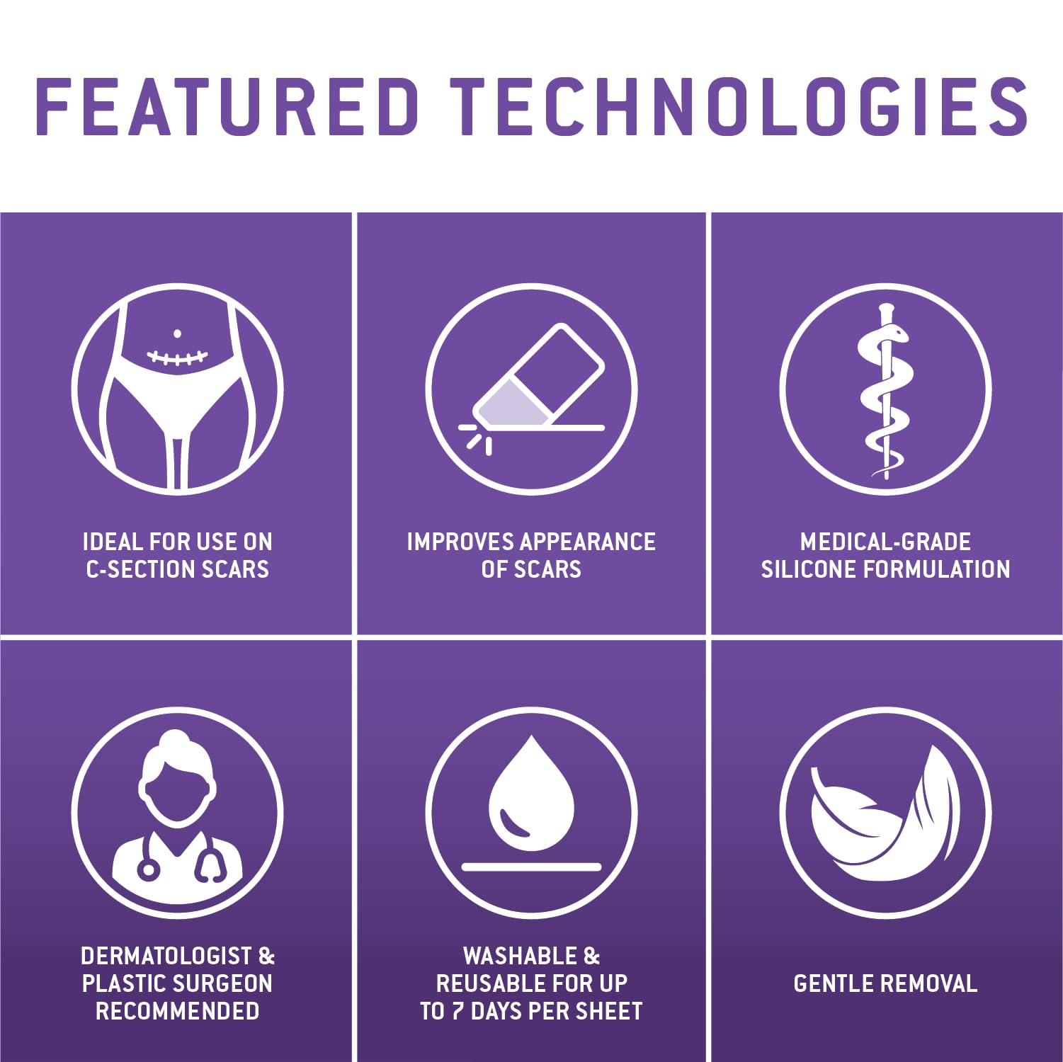 Care Science sheets on skin demonstrate discreet coverage for scar management