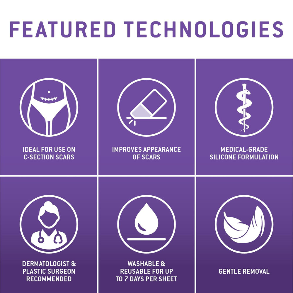 Care Science sheets on skin demonstrate discreet coverage for scar management