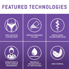 Care Science sheets on skin demonstrate discreet coverage for scar management