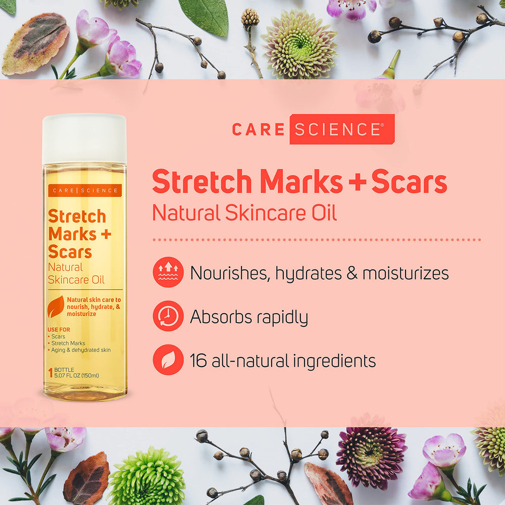 Care Science texture close-up shows fast-absorbing formula ideal for dehydrated skin.