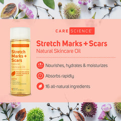 Care Science texture close-up shows fast-absorbing formula ideal for dehydrated skin.