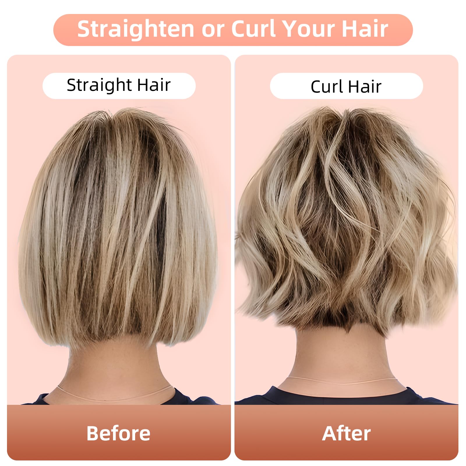 CARESKY 1.5-inch keratin-coated barrel for versatile curls and volume