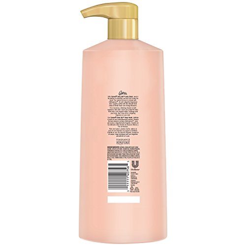 Caress Daily Silk Silky Orange Blossom lather shows rich foam for silky skin