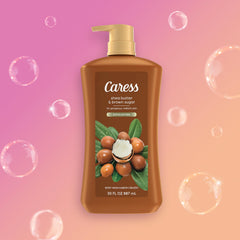 Caress packaging highlights 50 percent recycled plastic for eco-conscious packaging.
