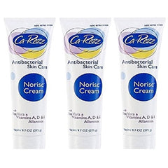 Ca-Rezz NoRisc antibacterial cream tube in 9.7oz size, pack of three, ideal for diaper rash care