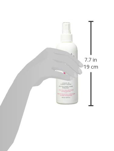 Carina Organics Sweet Pea Leave-In Conditioner hair application area highlights soft strands