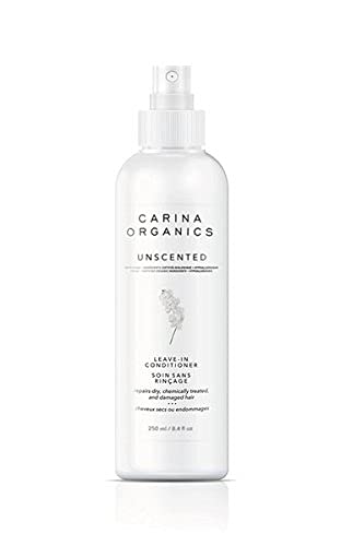 Carina Organics Unscented Leave-In Bottle for easy daily hydration and detangling.