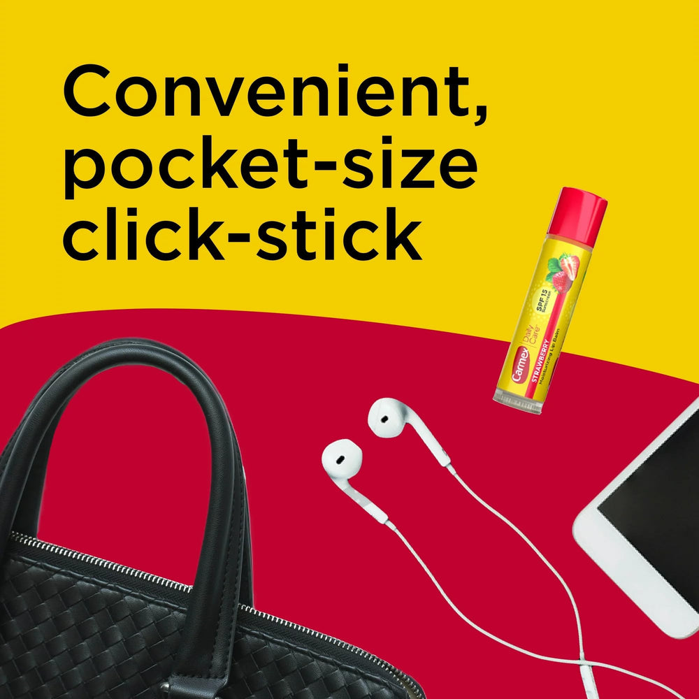 Carmex Lip Balm Original ideal for outdoor wind or cold conditions.